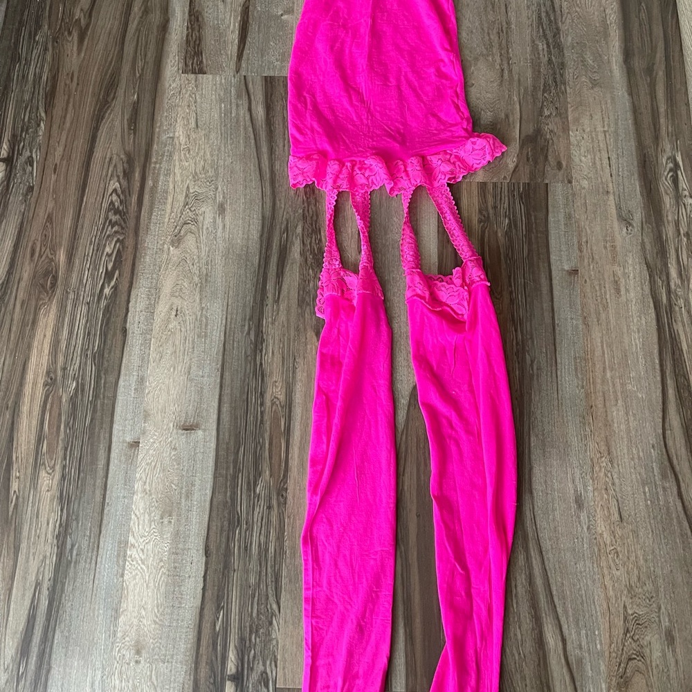 One piece Lingerie with the Garter build in